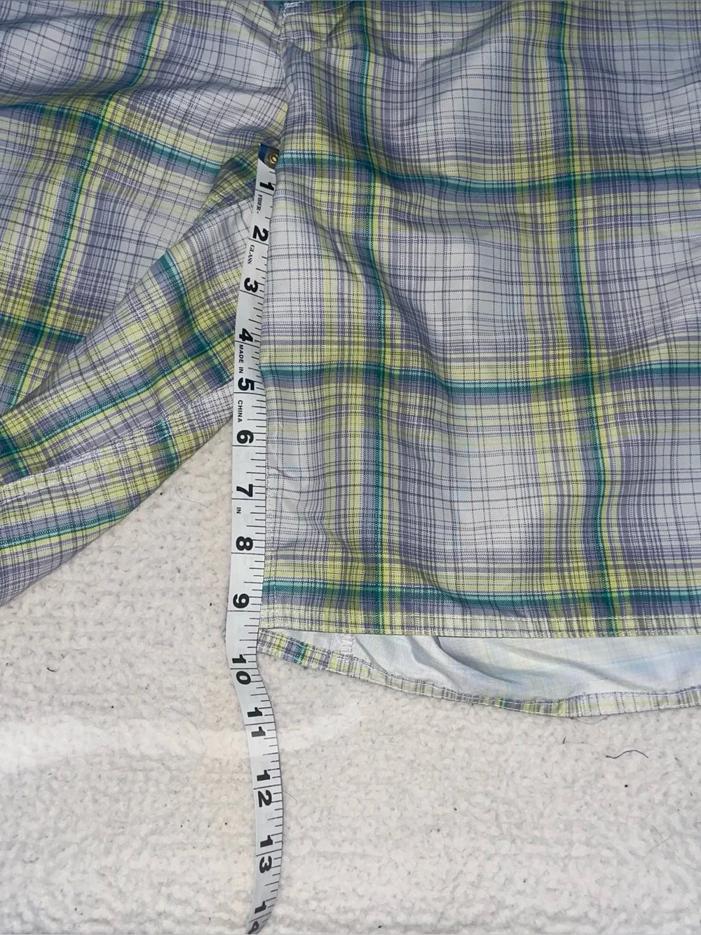 Columbia Sportswear Plaid Outdoor Shorts 42W Omni-Shade